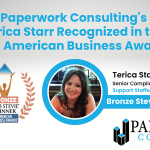 Paperwork Consulting’s Terica Starr Recognized in the 2023 American Business Awards®