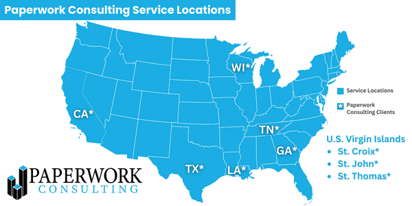 Paperwork Consulting Service Location map 2024
